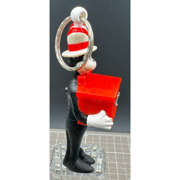 Dr. Seuss Cat In The Hat Burger King Toy Keychain 2005 Christmas Ornament - Picture 2 of 4